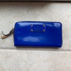 Blue Kate Spade wallet